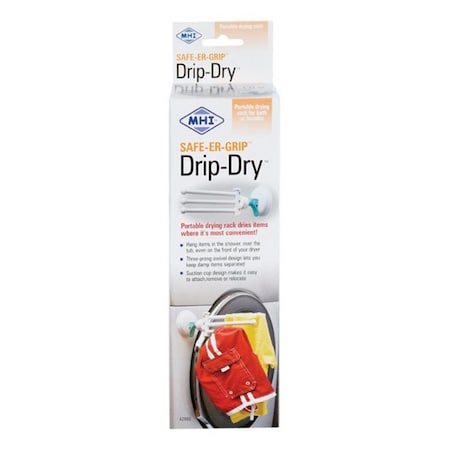 Safe-Er-Grip 42980  Drip Dry Portable Drying Rack  White SA10140